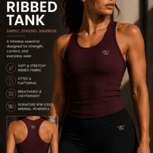 Women’s fitted racerback tank top