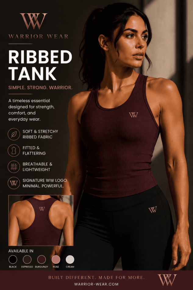 Women’s fitted racerback tank top