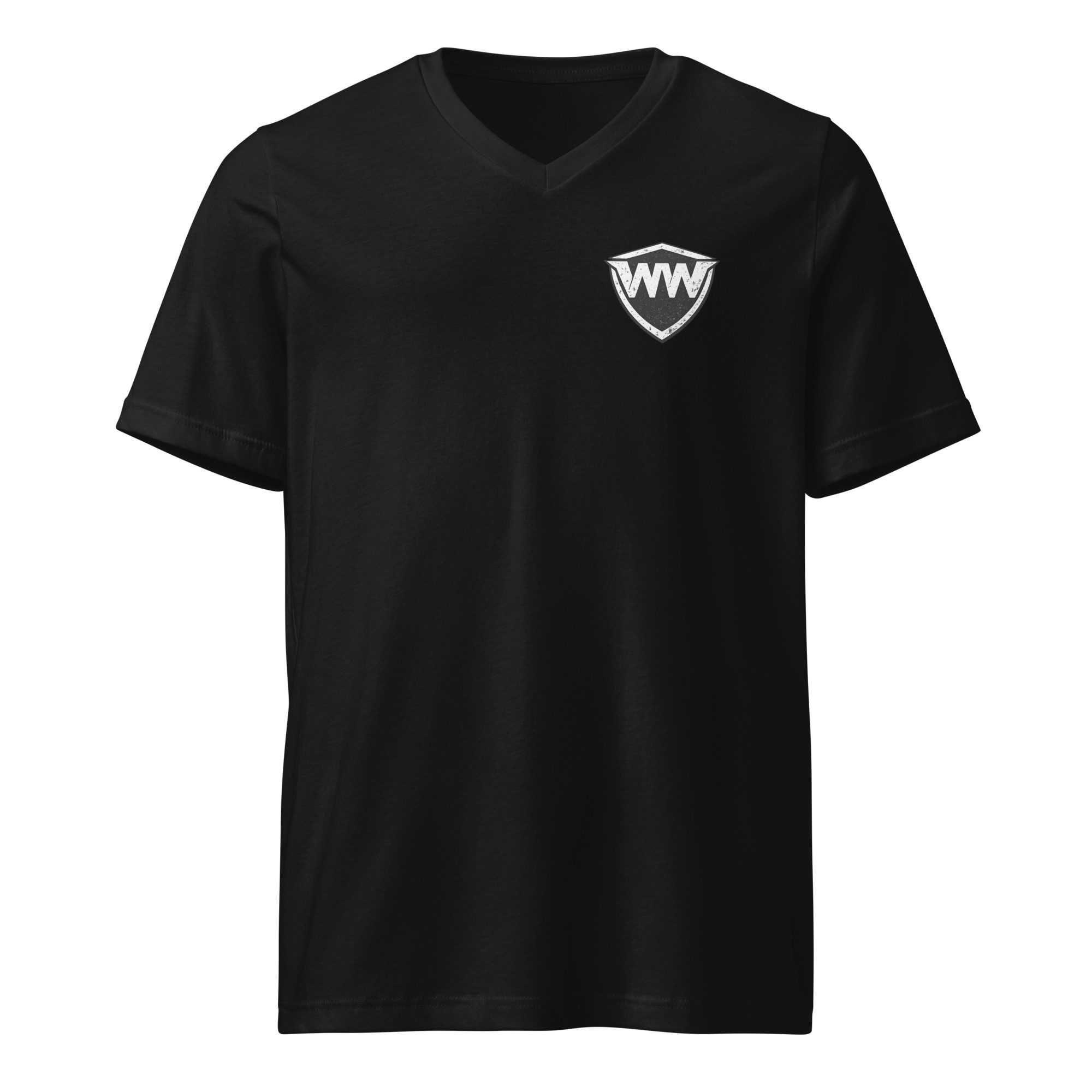 Unisex Short Sleeve V-Neck T-Shirt - Image 2