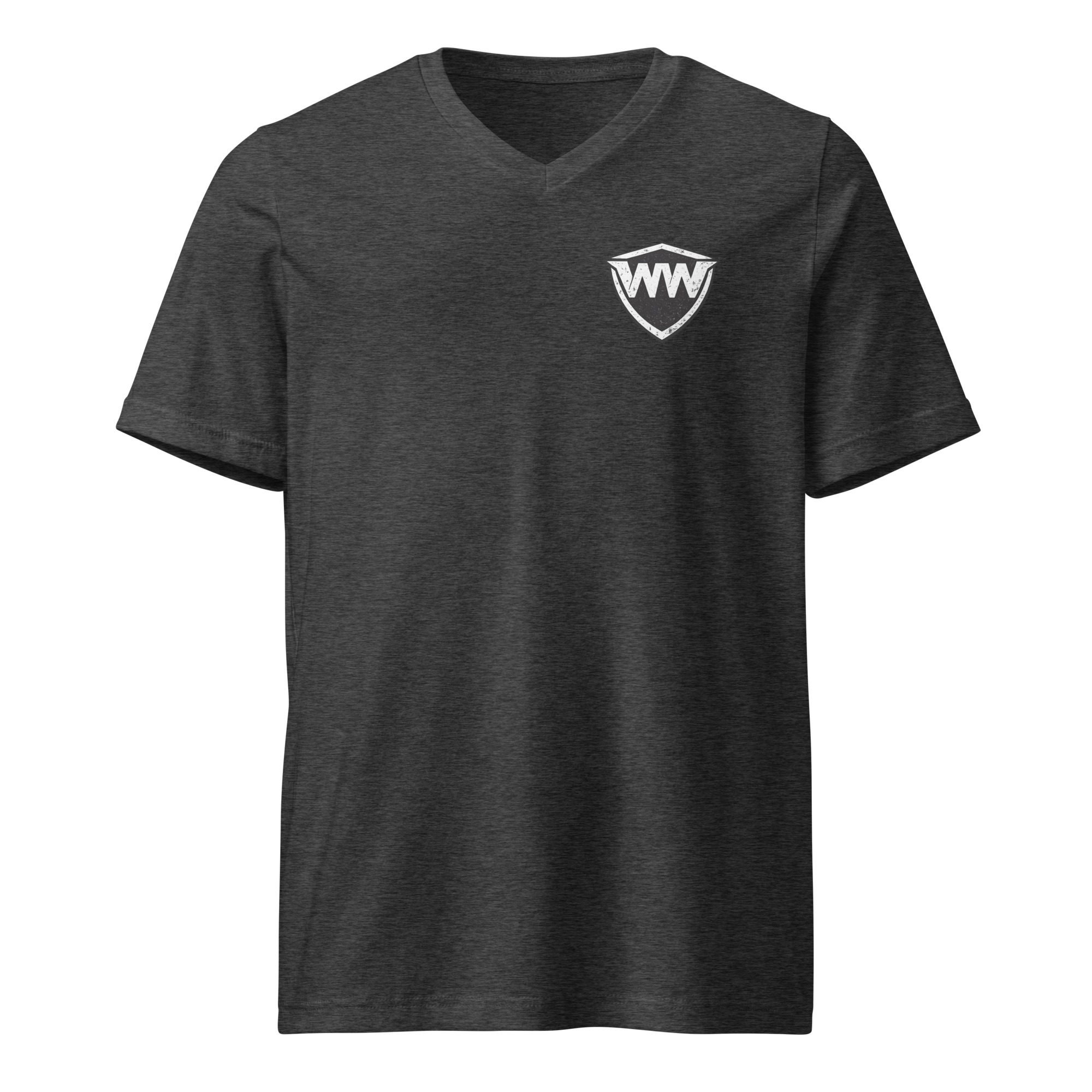 Unisex Short Sleeve V-Neck T-Shirt - Image 4