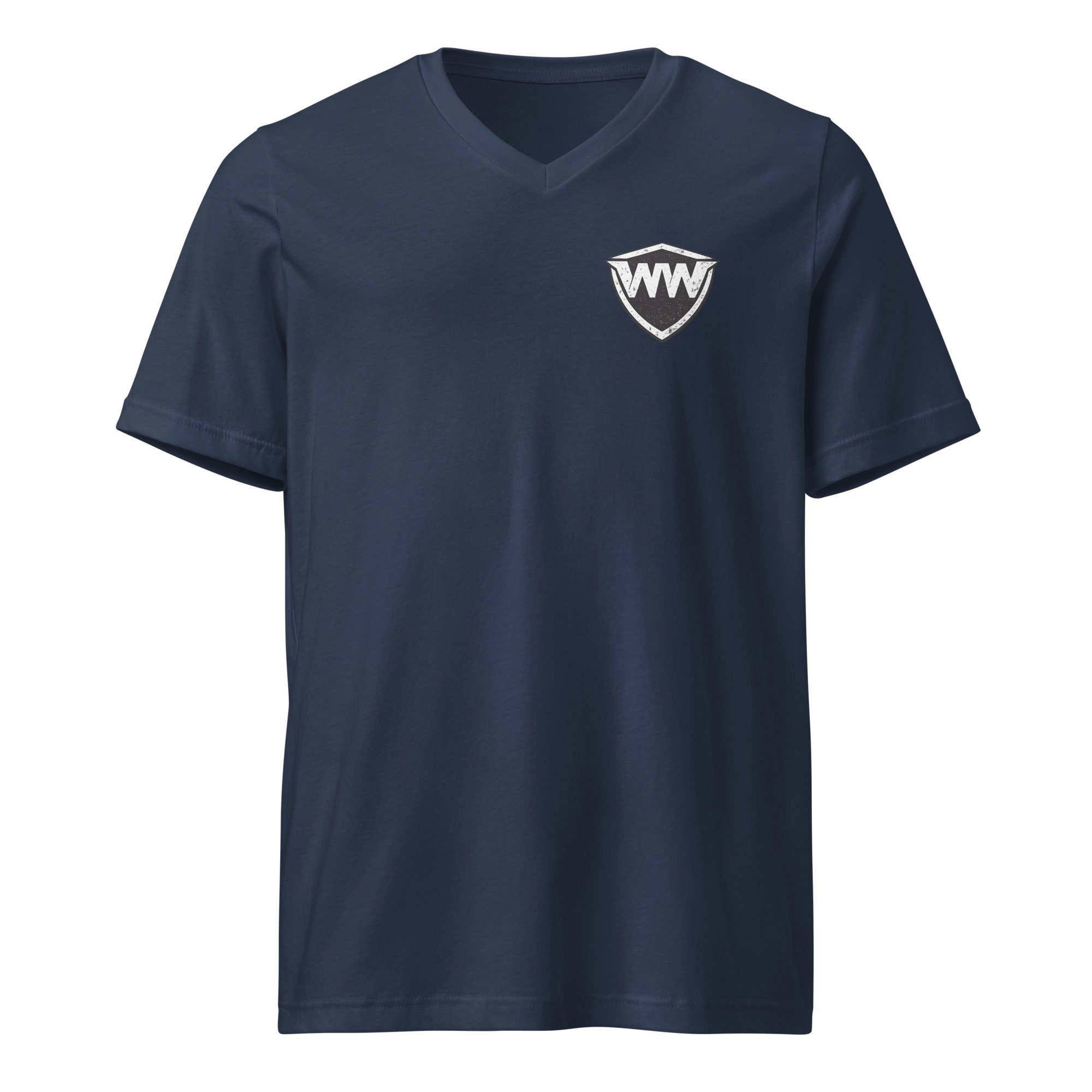 Unisex Short Sleeve V-Neck T-Shirt - Image 3